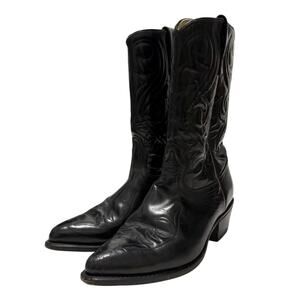 Acme Black Leather Western Cowboy Boots Men's 9 1/2 D 4920 USA